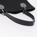 GUCCI GG Canvas Tote Bag Black Silver 120836 Auth ep16908-8