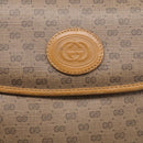 GUCCI Micro GG Supreme Shoulder Bag PVC Beige Gold 007 56 0087 Auth ep16909-14