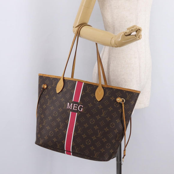 LOUIS VUITTON Monogram Neverfull MM Tote Bag M40156 LV Auth ep16911