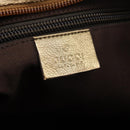 GUCCI GG Canvas Sherry Line Hand Bag Beige Gold 131230 Auth ep16915-15