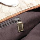 GUCCI GG Canvas Sherry Line Hand Bag Beige Gold 131230 Auth ep16915-19