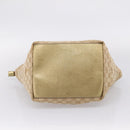 GUCCI GG Canvas Sherry Line Hand Bag Beige Gold 131230 Auth ep16915-9