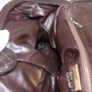 Bottega Veneta INTRECCIATO Shoulder Bag Leather Dark Brown Gold Auth ep16918-22