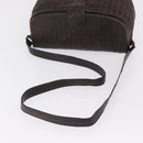 Bottega Veneta INTRECCIATO Shoulder Bag Leather Dark Brown Gold Auth ep16918-7