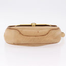 GUCCI Shoulder Bag Leather Beige Gold Auth ep16920-12