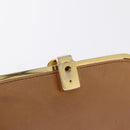 GUCCI Shoulder Bag Leather Beige Gold Auth ep16920-19