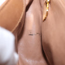 GUCCI Shoulder Bag Leather Beige Gold Auth ep16920-25