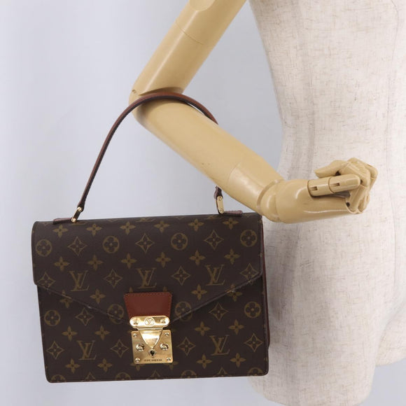 LOUIS VUITTON Monogram Concorde Hand Bag M51190 LV Auth ep16924A