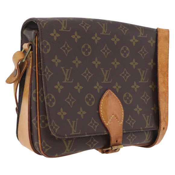 LOUIS VUITTON Monogram Cartouchiere GM Shoulder Bag M51252 LV Auth ep16925