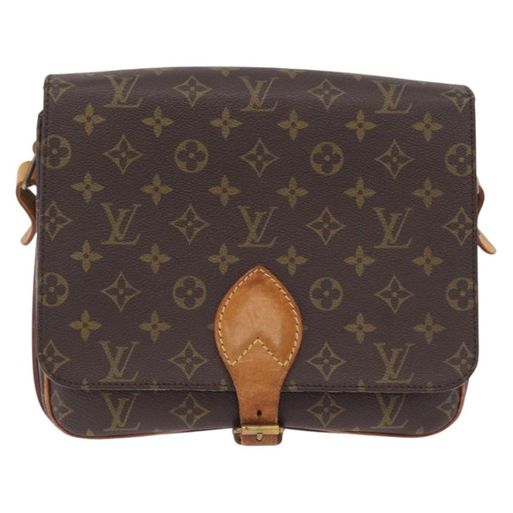 LOUIS VUITTON Monogram Cartouchiere GM Shoulder Bag M51252 LV Auth ep16925
