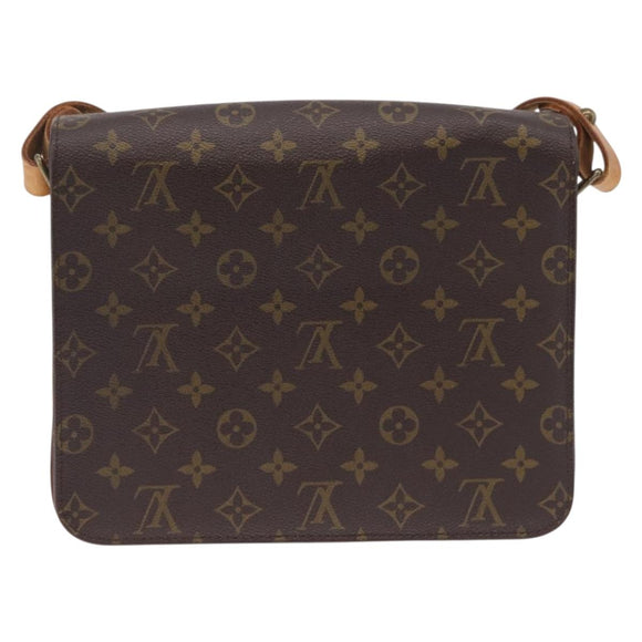 LOUIS VUITTON Monogram Cartouchiere GM Shoulder Bag M51252 LV Auth ep16925
