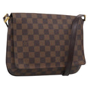 LOUIS VUITTON Damier Ebene Musette Tango Short Shoulder Bag N51255 Auth ep16930V-1
