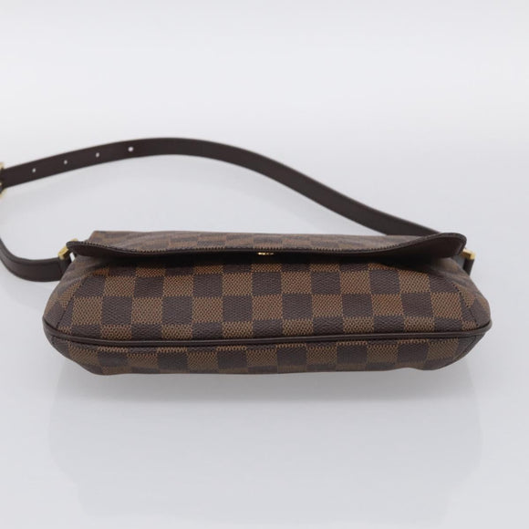 LOUIS VUITTON Damier Ebene Musette Tango Short Shoulder Bag N51255 Auth ep16930V
