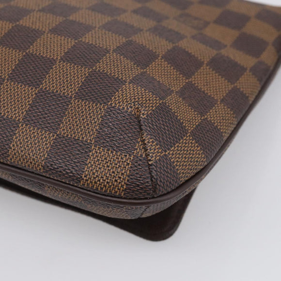 LOUIS VUITTON Damier Ebene Musette Tango Short Shoulder Bag N51255 Auth ep16930V