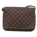 LOUIS VUITTON Damier Ebene Musette Tango Short Shoulder Bag N51255 Auth ep16930V-2