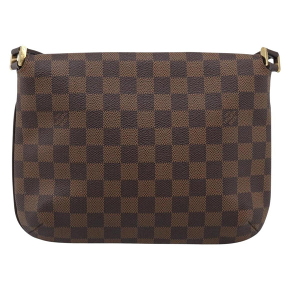 LOUIS VUITTON Damier Ebene Musette Tango Short Shoulder Bag N51255 Auth ep16930V
