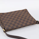 LOUIS VUITTON Damier Ebene Musette Tango Short Shoulder Bag N51255 Auth ep16930V-6