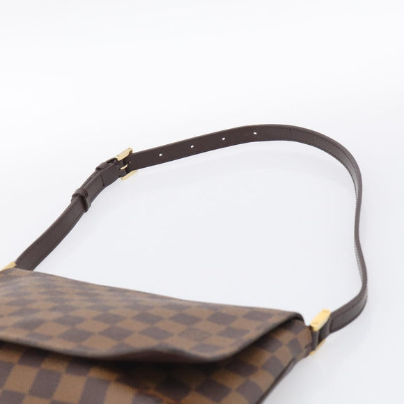 LOUIS VUITTON Damier Ebene Musette Tango Short Shoulder Bag N51255 Auth ep16930V