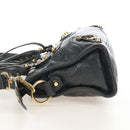 Balenciaga Classic Mini City Hand Bag Leather Gold Gray 300295 Auth ep16932M-4