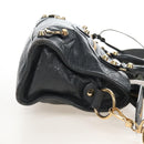 Balenciaga Classic Mini City Hand Bag Leather Gold Gray 300295 Auth ep16932M-5