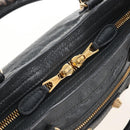 Balenciaga Giant Mini City Hand Bag Leather 2way Gold Gray 309544 Auth ep16934M-19