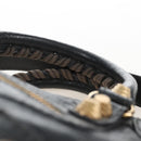 Balenciaga Giant Mini City Hand Bag Leather 2way Gold Gray 309544 Auth ep16934M-8