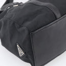 PRADA Hand Bag Nylon Black Silver Auth ep16937V-11
