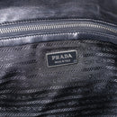 PRADA Hand Bag Nylon Black Silver Auth ep16937V-22