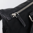 PRADA Hand Bag Nylon Black Silver Auth ep16937V-30