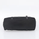 PRADA Hand Bag Nylon Black Silver Auth ep16937V-9