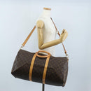 LOUIS VUITTON Monogram Keepall Bandouliere 50 Boston Bag M41416 LV Auth ep16940V-27