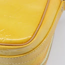 LOUIS VUITTON Monogram Vernis Wooster Bag Lime Yellow M91075 LV Auth ep16941-13