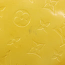 LOUIS VUITTON Monogram Vernis Wooster Bag Lime Yellow M91075 LV Auth ep16941-15