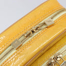 LOUIS VUITTON Monogram Vernis Wooster Bag Lime Yellow M91075 LV Auth ep16941-17