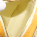 LOUIS VUITTON Monogram Vernis Wooster Bag Lime Yellow M91075 LV Auth ep16941-19