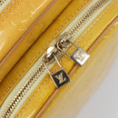 LOUIS VUITTON Monogram Vernis Wooster Bag Lime Yellow M91075 LV Auth ep16941-22