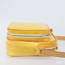 LOUIS VUITTON Monogram Vernis Wooster Bag Lime Yellow M91075 LV Auth ep16941-4