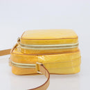 LOUIS VUITTON Monogram Vernis Wooster Bag Lime Yellow M91075 LV Auth ep16941-5