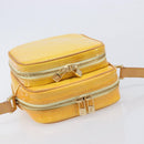 LOUIS VUITTON Monogram Vernis Wooster Bag Lime Yellow M91075 LV Auth ep16941-6
