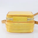 LOUIS VUITTON Monogram Vernis Wooster Bag Lime Yellow M91075 LV Auth ep16941-9
