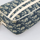 Christian Dior Trotter Shoulder Bag PVC Blue Silver Auth ep16942-11