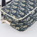Christian Dior Trotter Shoulder Bag PVC Blue Silver Auth ep16942-13