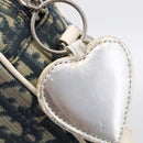 Christian Dior Trotter Shoulder Bag PVC Blue Silver Auth ep16942-15
