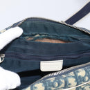 Christian Dior Trotter Shoulder Bag PVC Blue Silver Auth ep16942-17