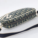 Christian Dior Trotter Shoulder Bag PVC Blue Silver Auth ep16942-6