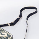 Christian Dior Trotter Shoulder Bag PVC Blue Silver Auth ep16942-8