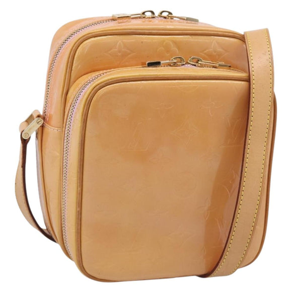 LOUIS VUITTON Monogram Vernis Shoulder Bag Marshmallow Pink M91037 Auth ep16949A