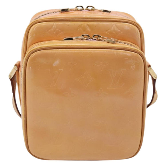 LOUIS VUITTON Monogram Vernis Shoulder Bag Marshmallow Pink M91037 Auth ep16949A