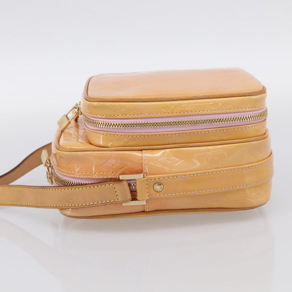 LOUIS VUITTON Monogram Vernis Shoulder Bag Marshmallow Pink M91037 Auth ep16949A