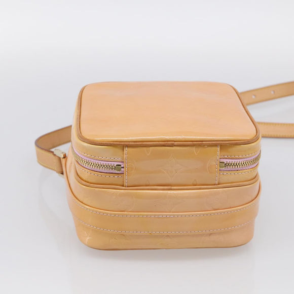 LOUIS VUITTON Monogram Vernis Shoulder Bag Marshmallow Pink M91037 Auth ep16949A
